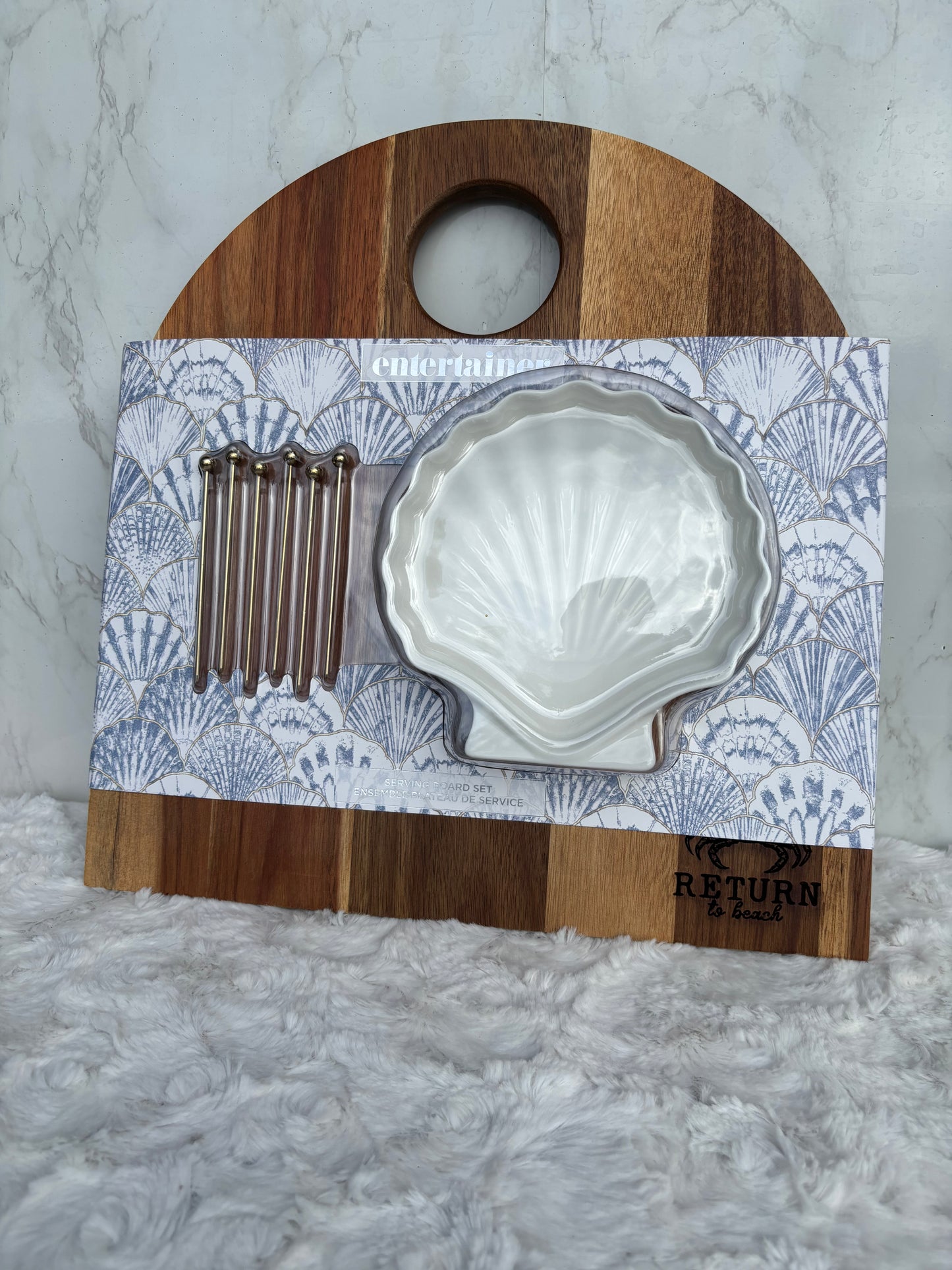 Crabby Beach Serving Tray