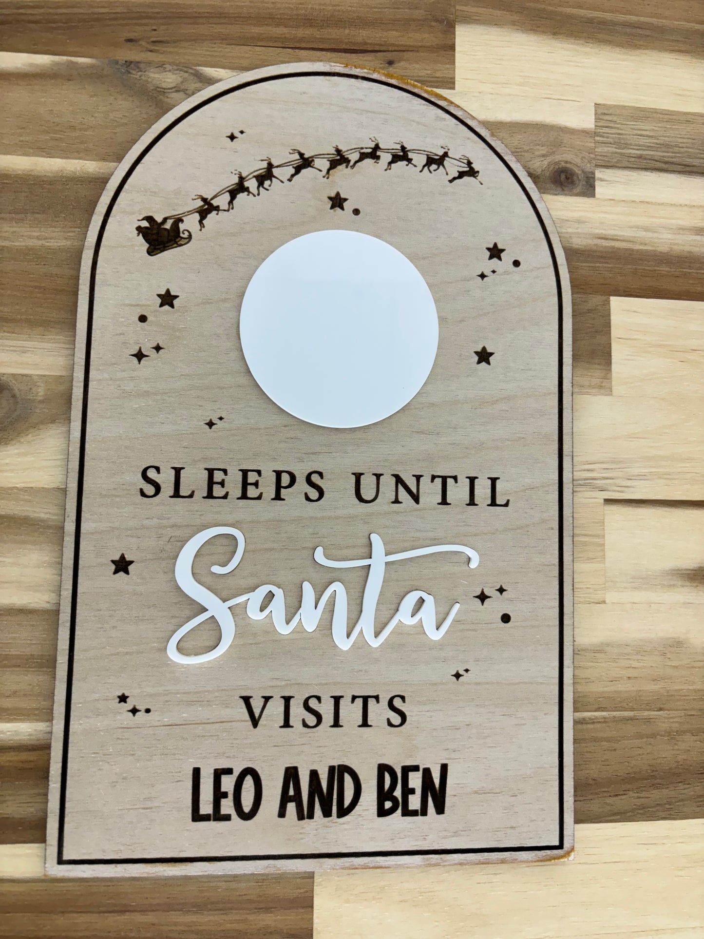 Santa Sleep Countdown Board