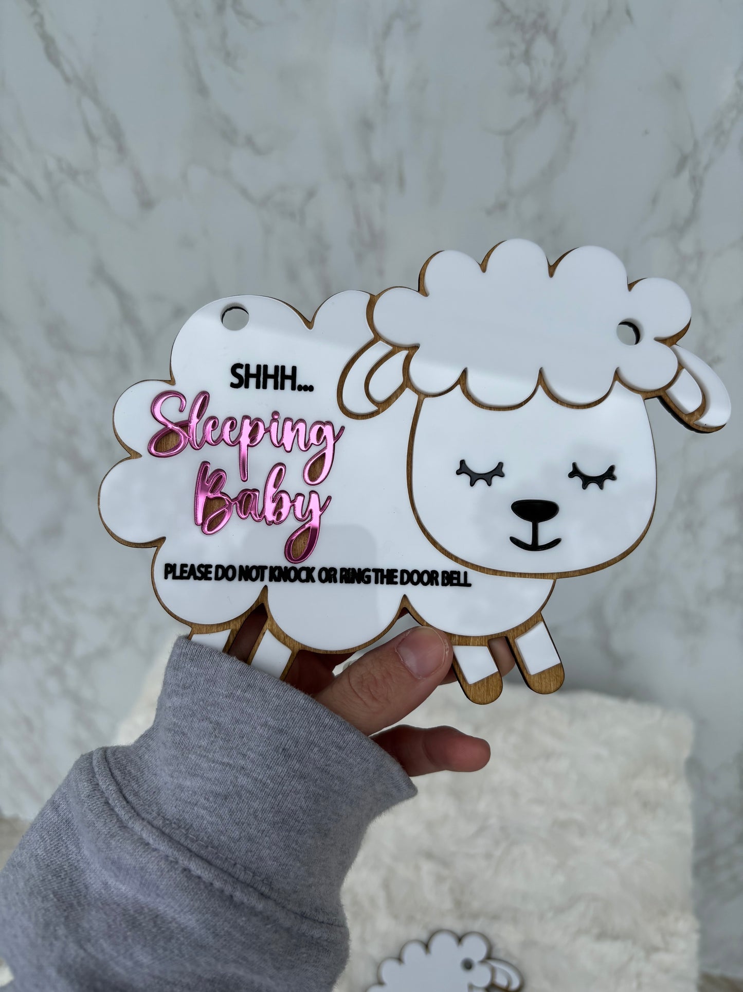 Baby Sleeping Sign (sheep)