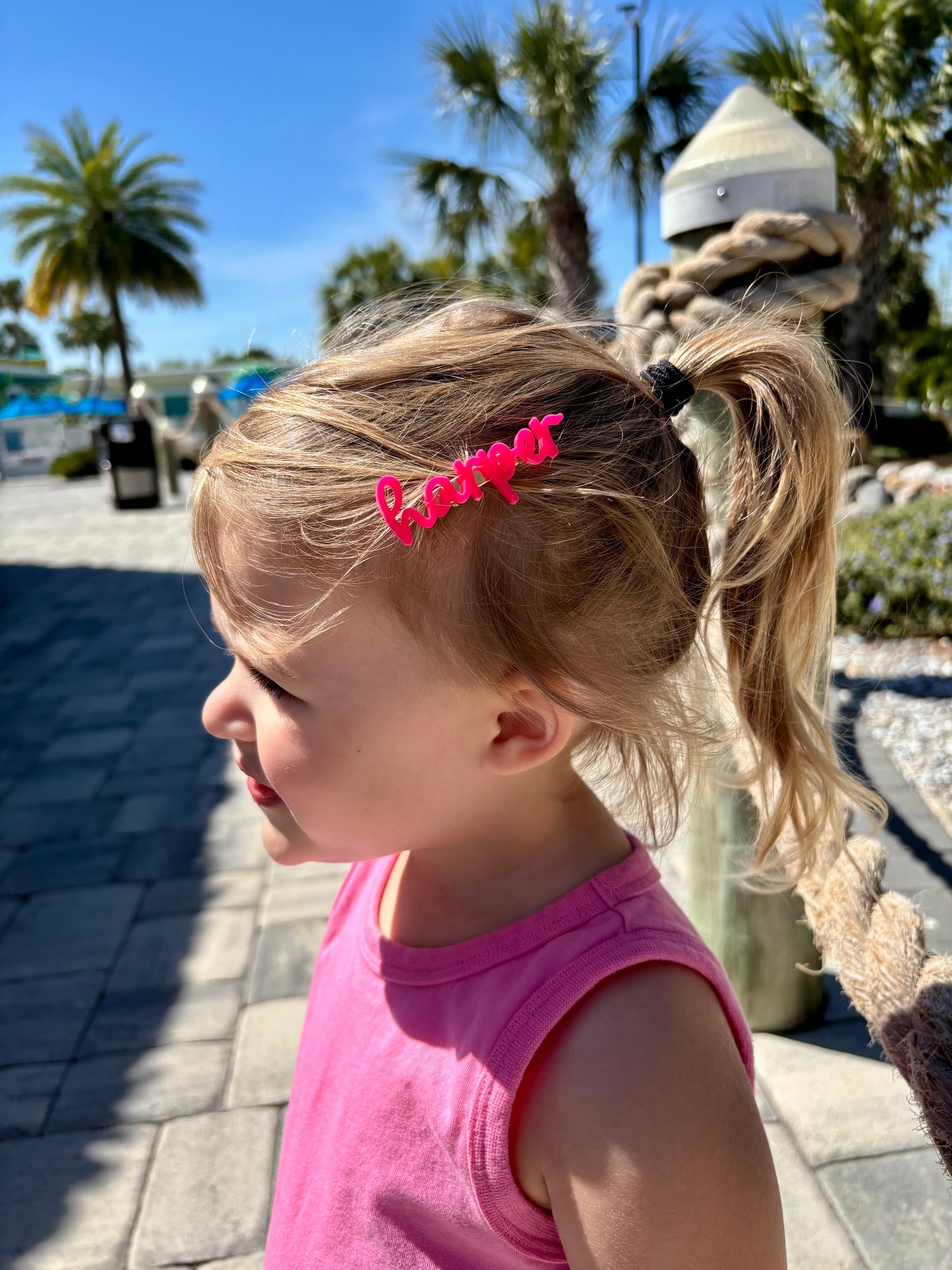 Name Hair Barrette