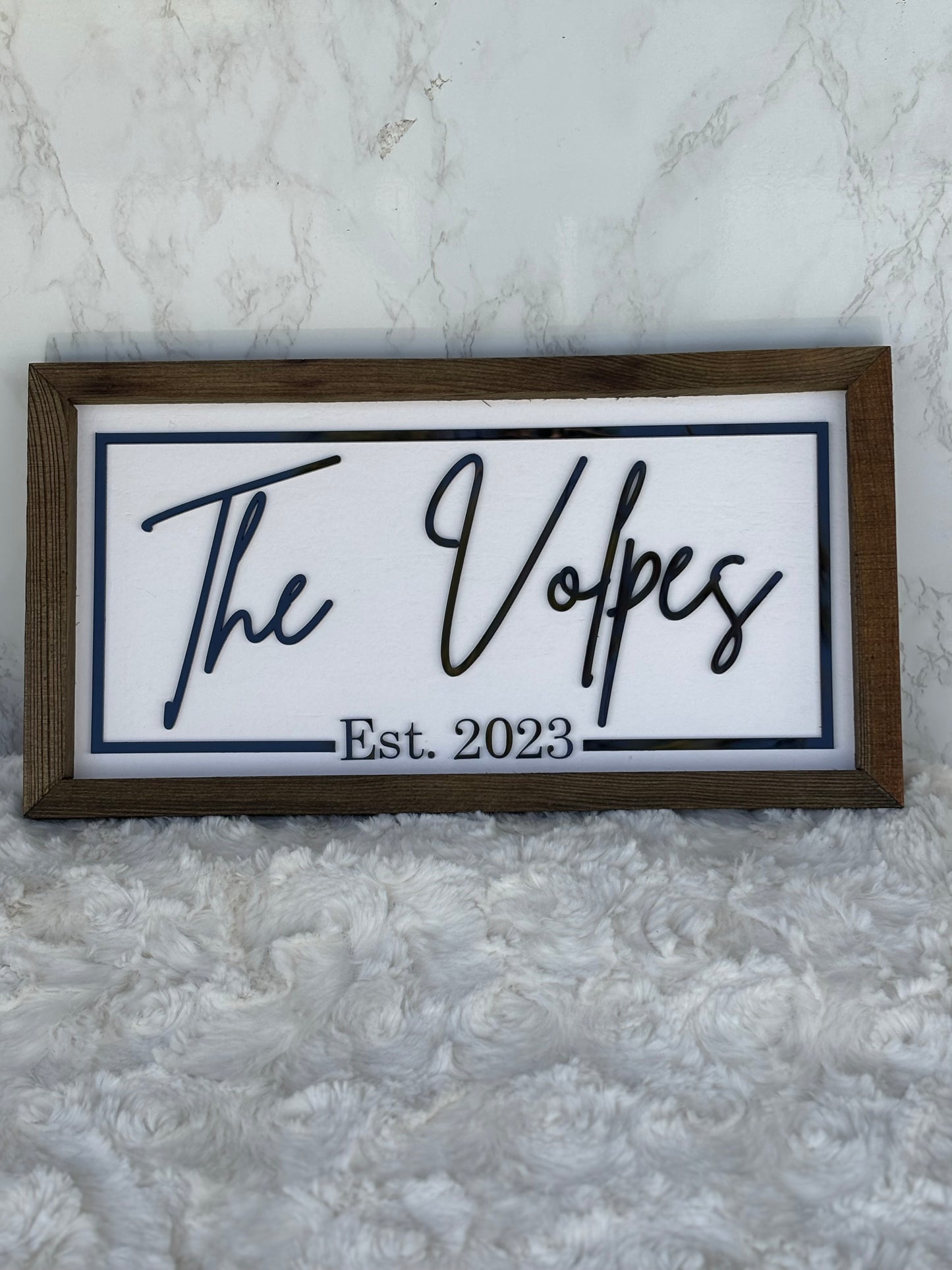Last Name and Year Sign