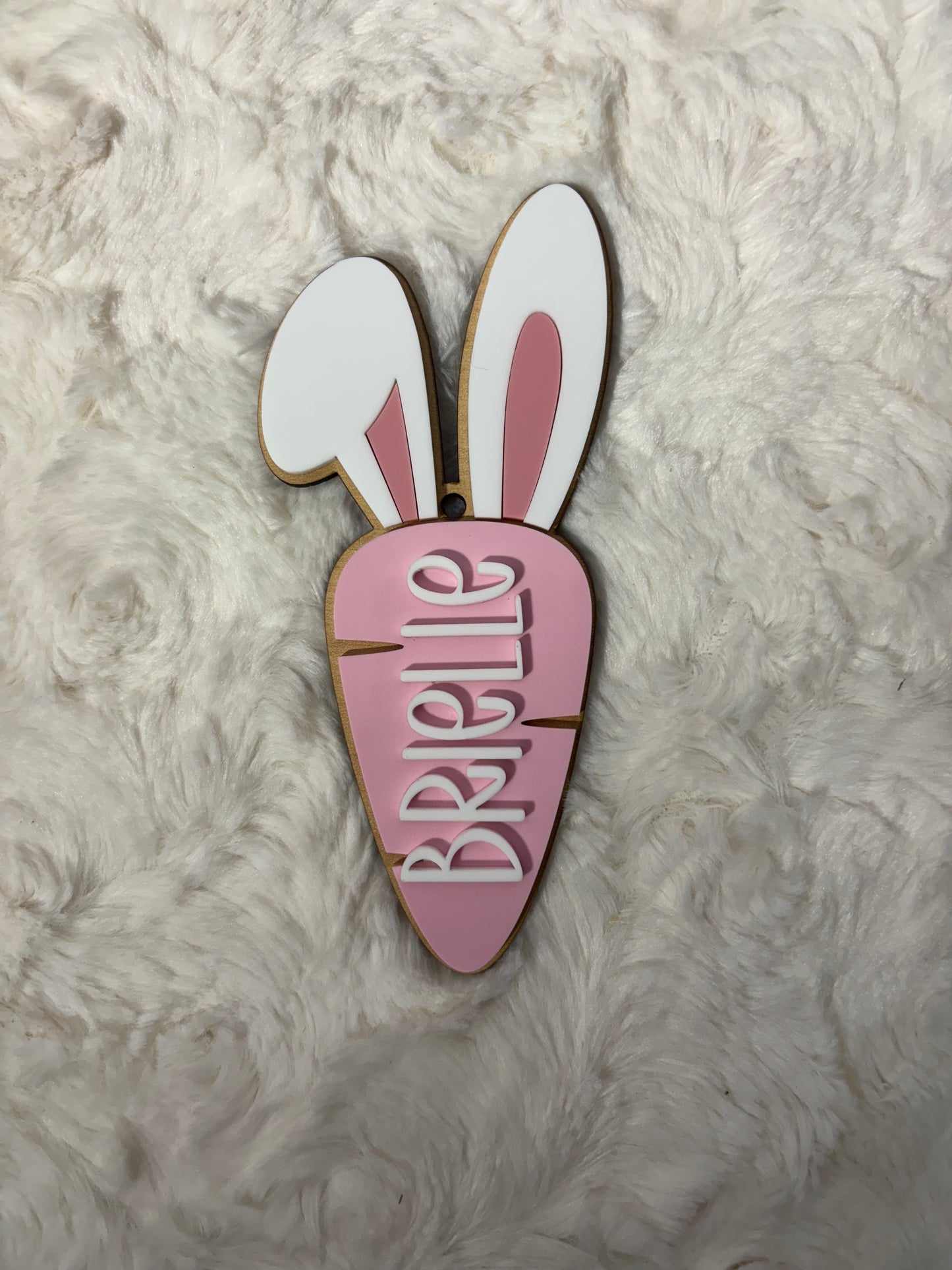 Easter Carrot Basket Tag