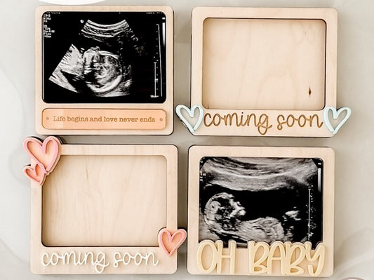 Ultrasound Baby Annoucement