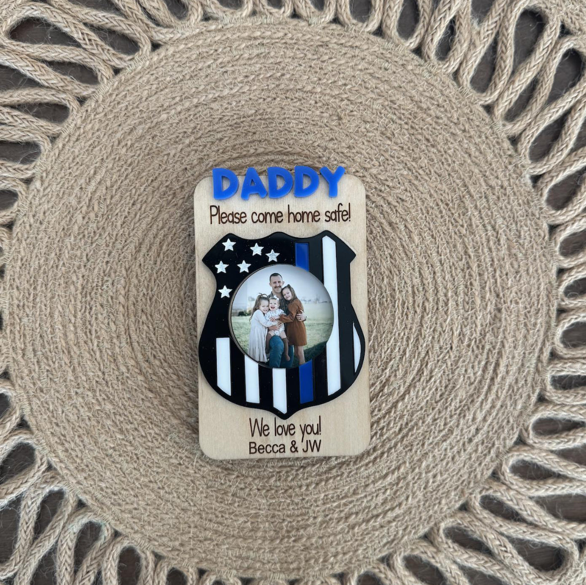 Police Picture Frame