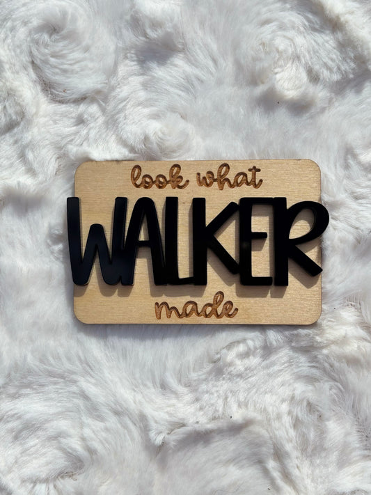 Look What (Name) Made Magnet