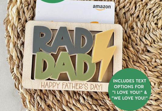 Rad Dad Gift Card Holder