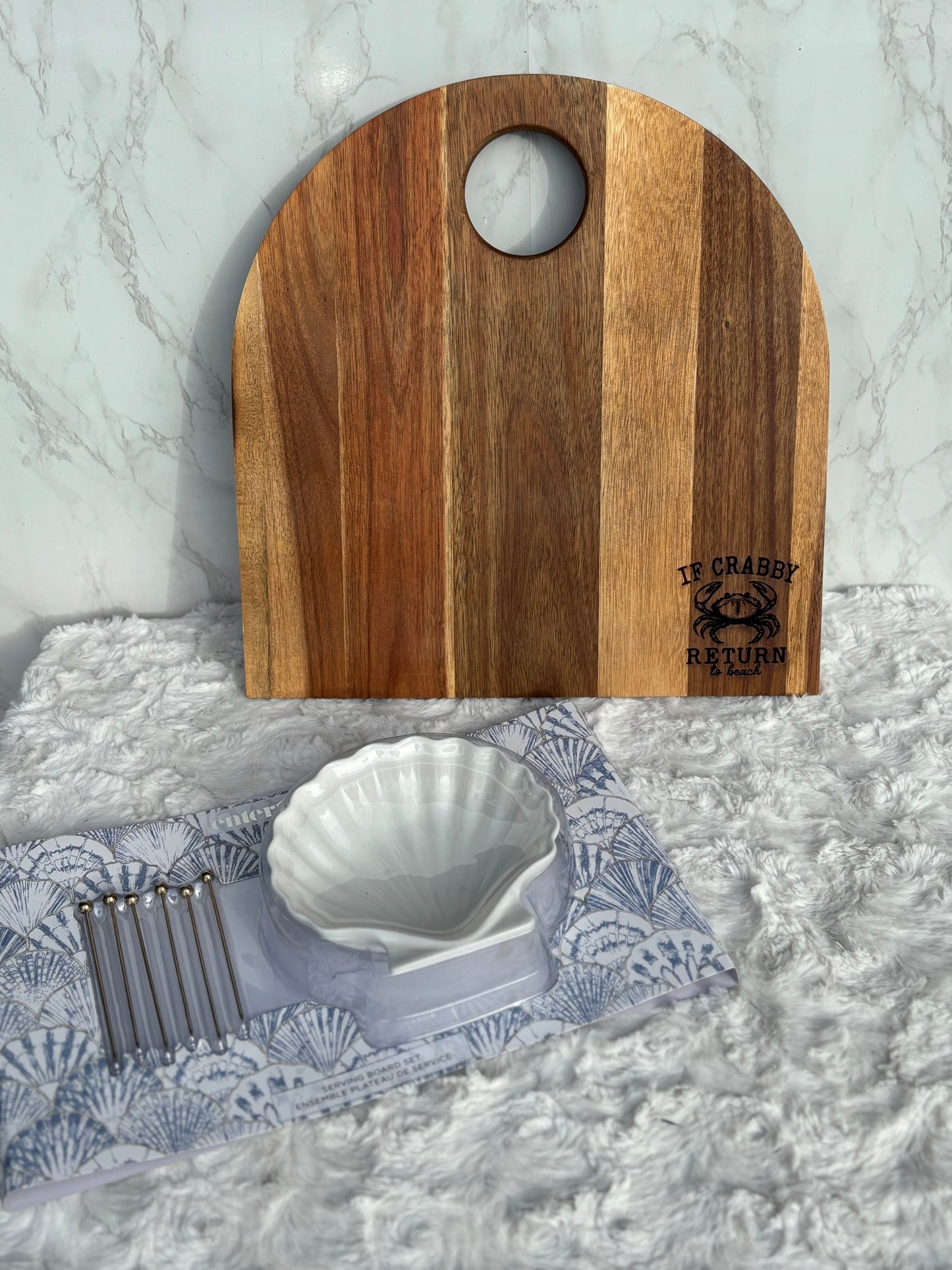 Crabby Beach Serving Tray