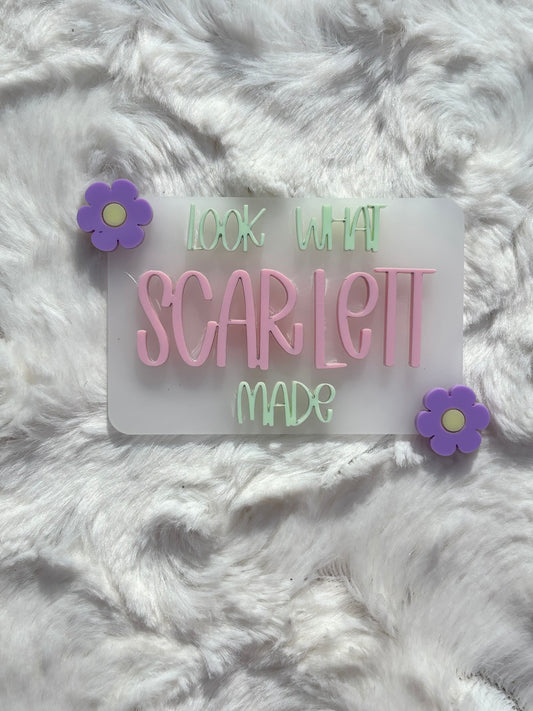 Look What (Name) Made Magnet