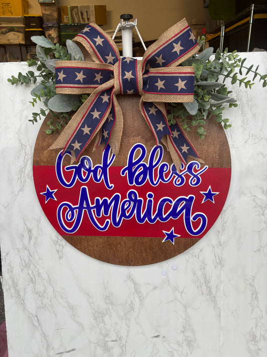 Patriotic Door Hanger