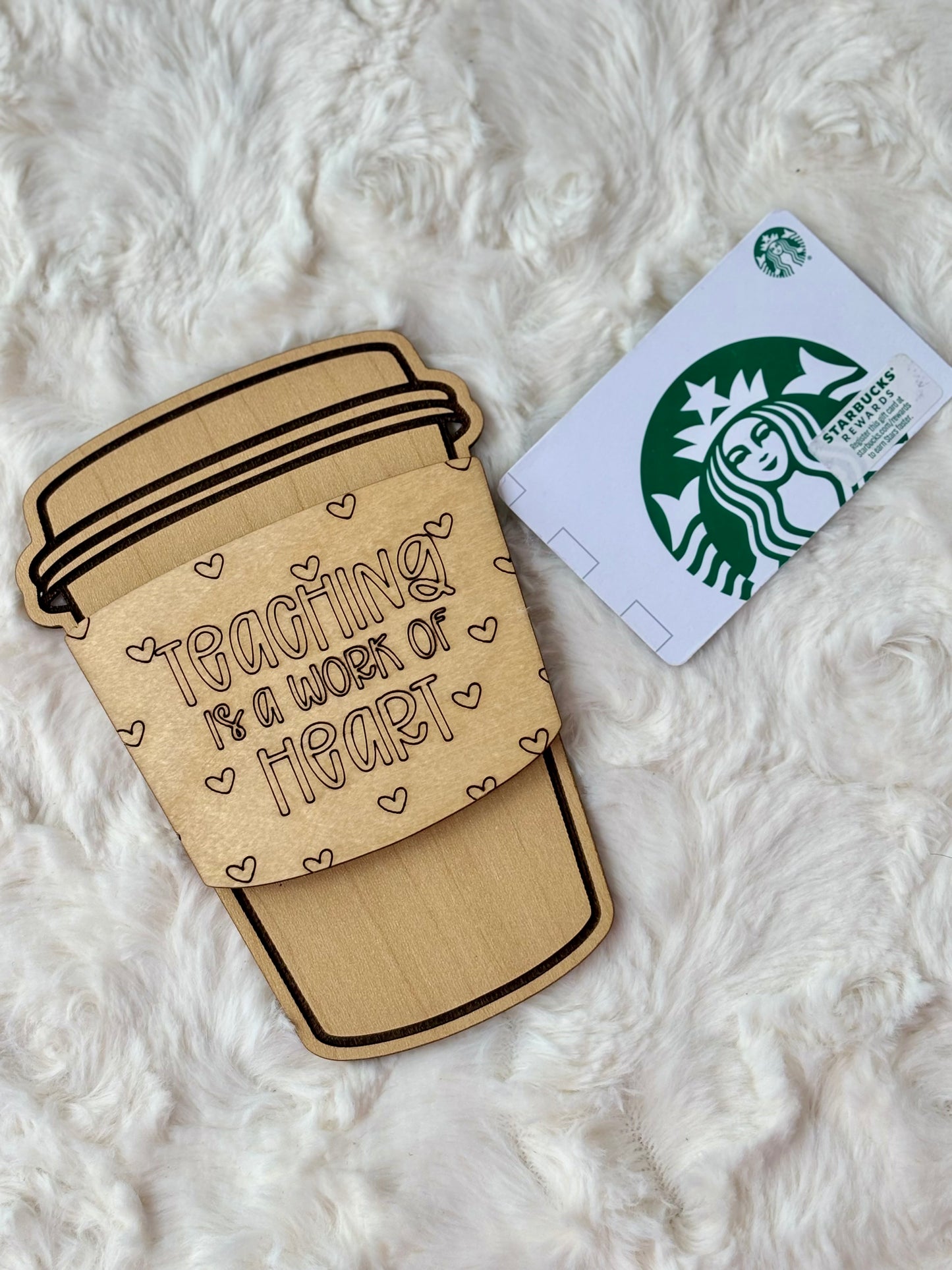 Teacher Coffee Gift Card Holder
