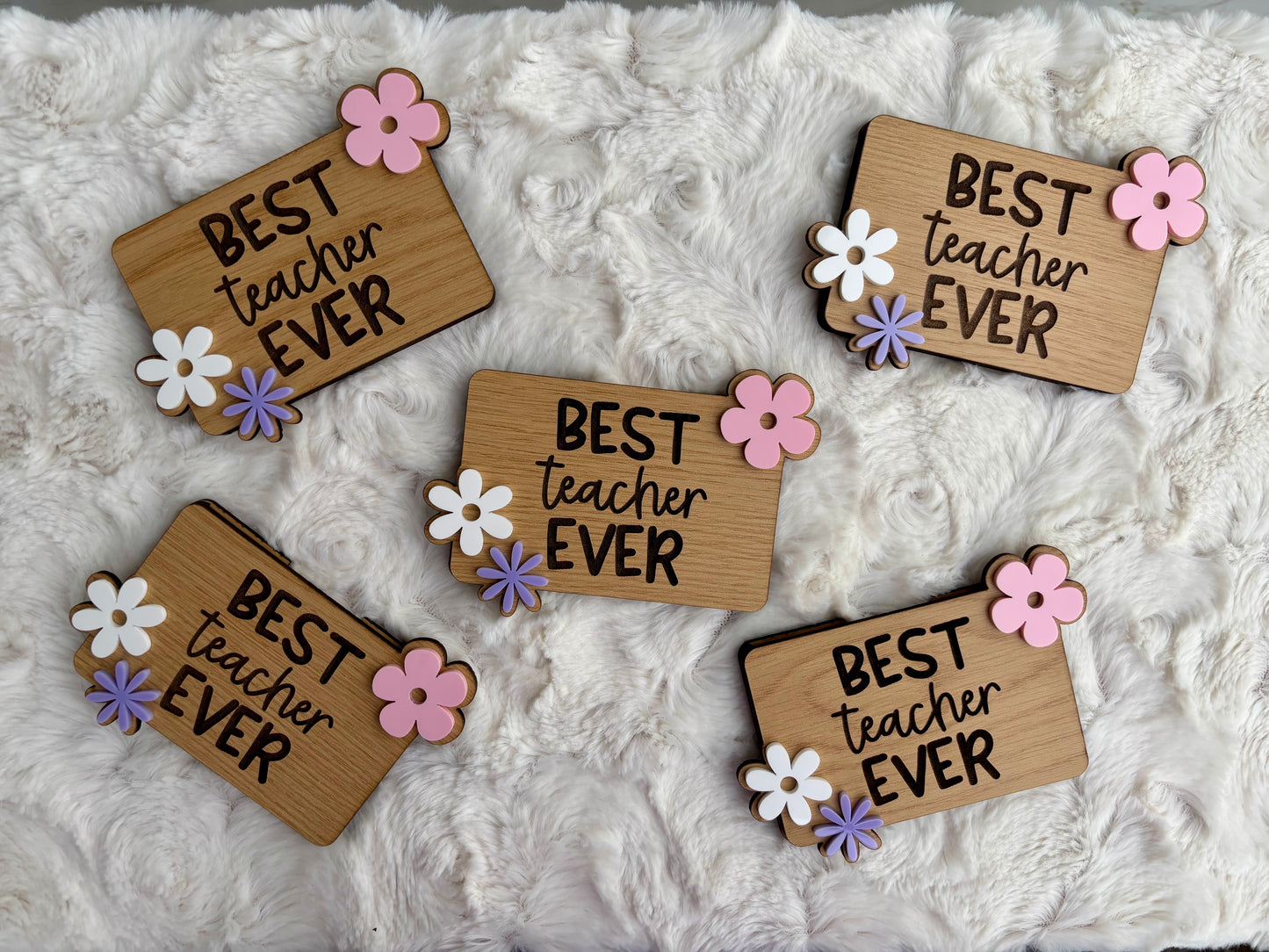 Floral Teacher Gift Card Holder