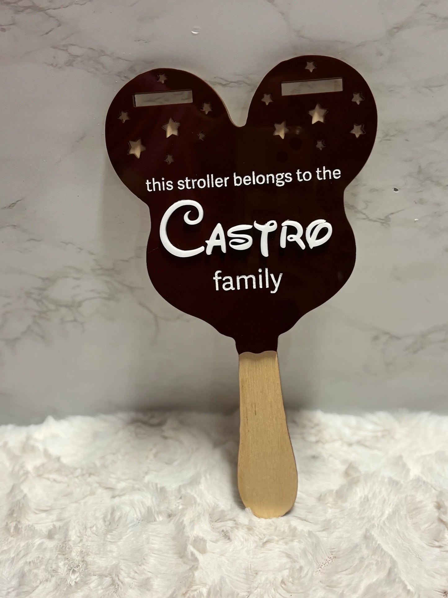 Mouse Stroller Tag