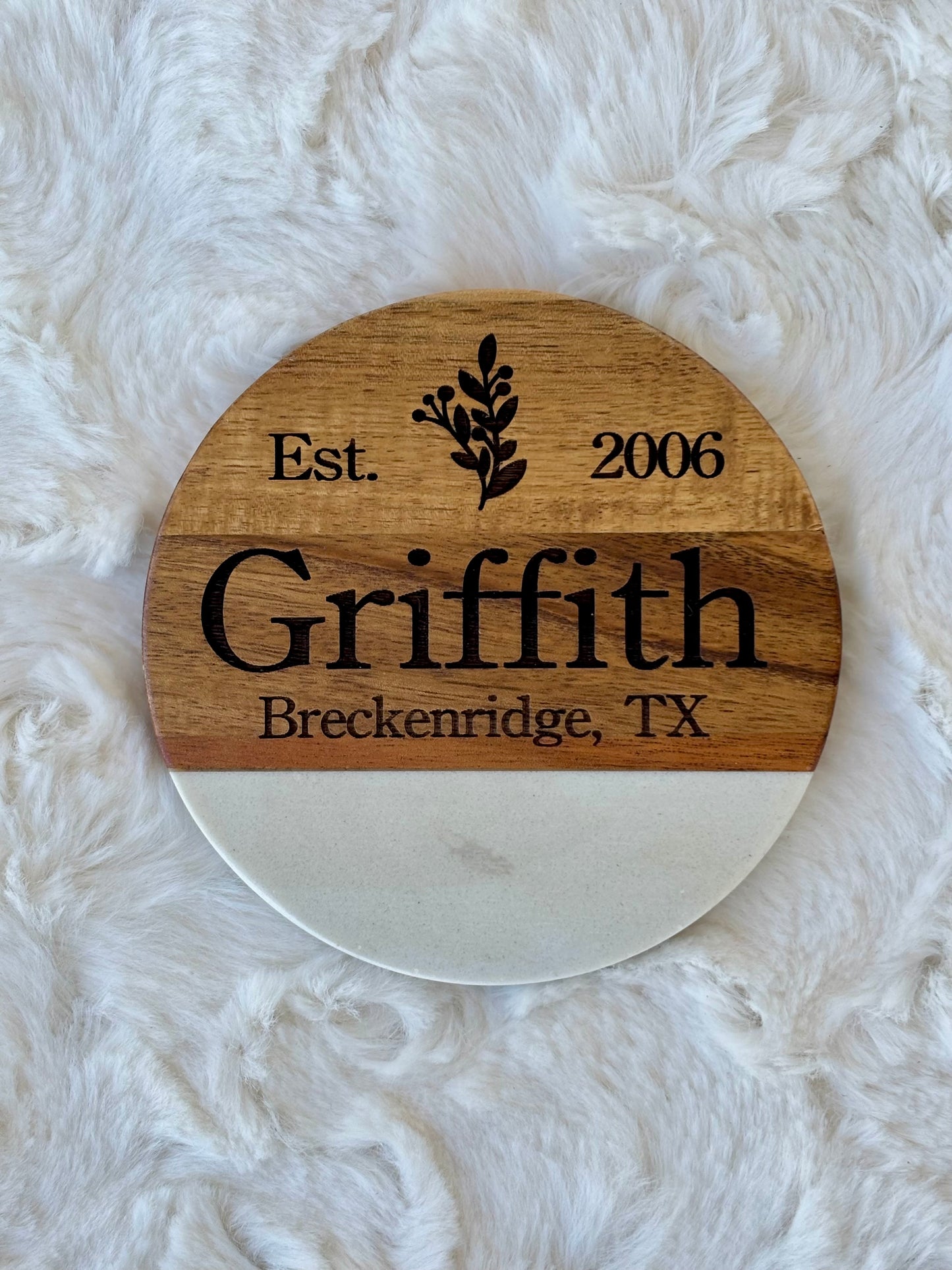 Personalized Drink Coaster
