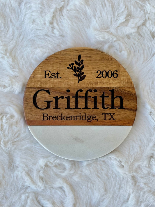 Personalized Drink Coaster