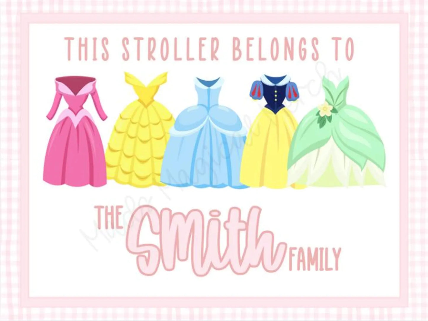 Mouse Stroller Tag
