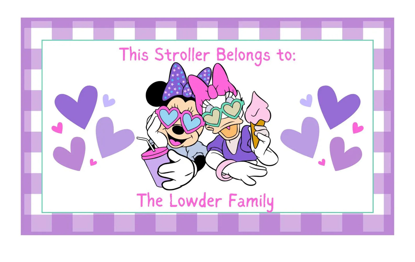 Mouse Stroller Tag
