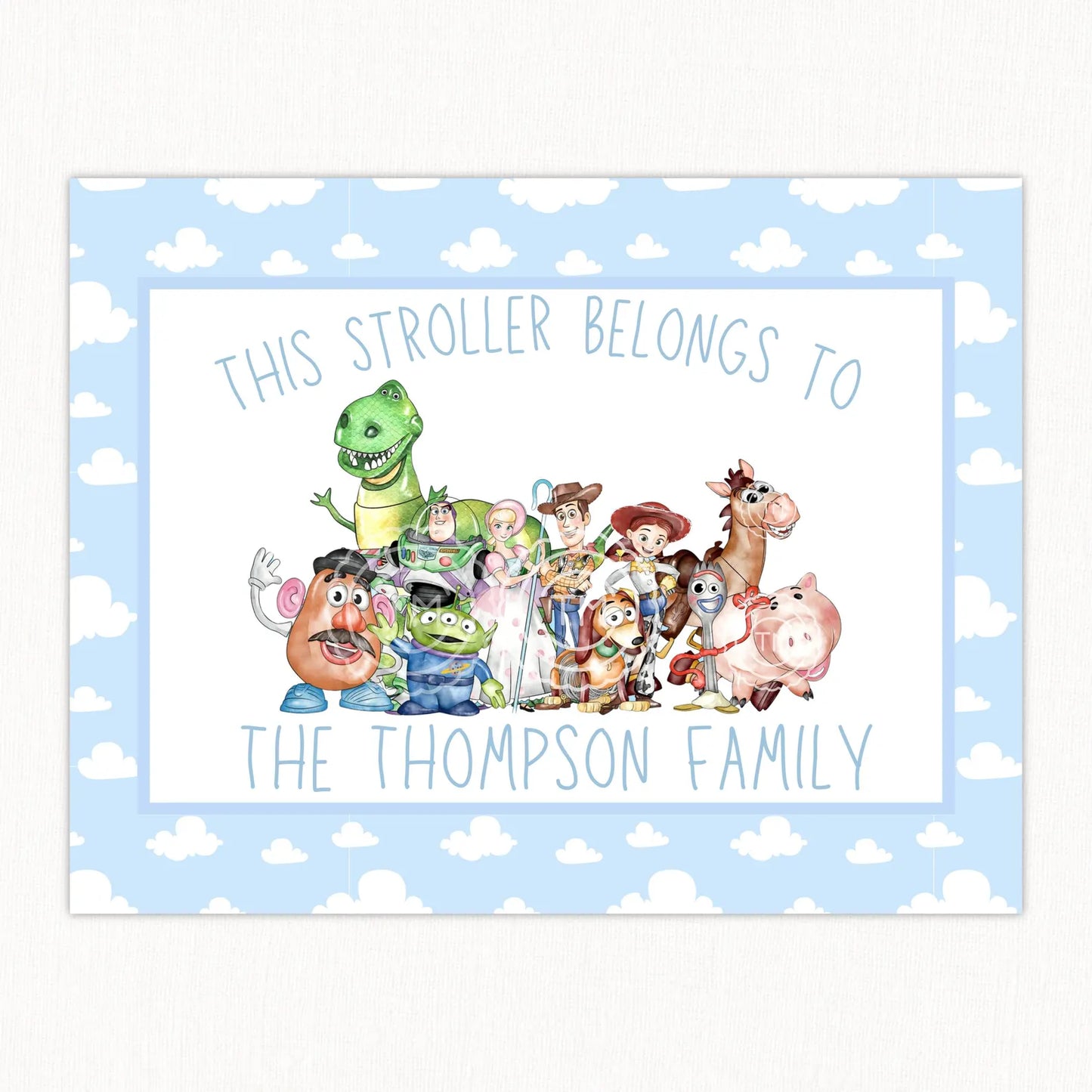 Mouse Stroller Tag