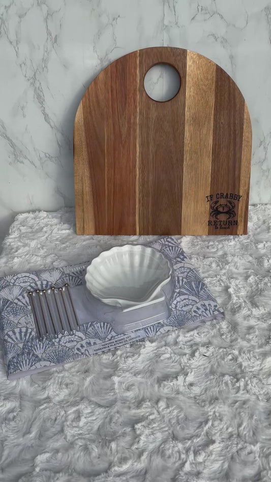 Crabby Beach Serving Tray